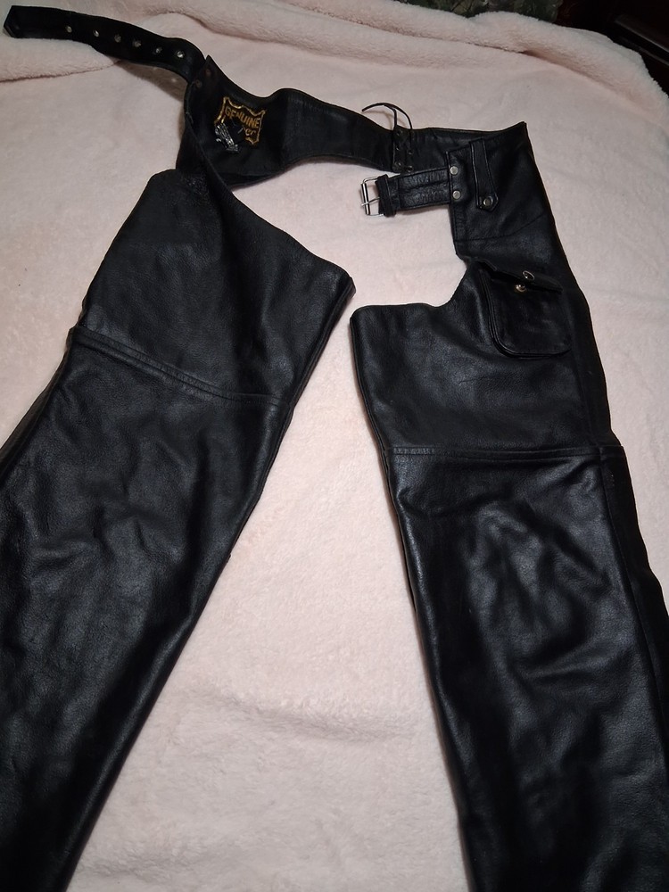 Genuine Leather Riding Chaps Size XSmall