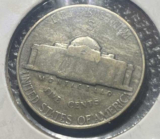 1945 S War Time Nickel
