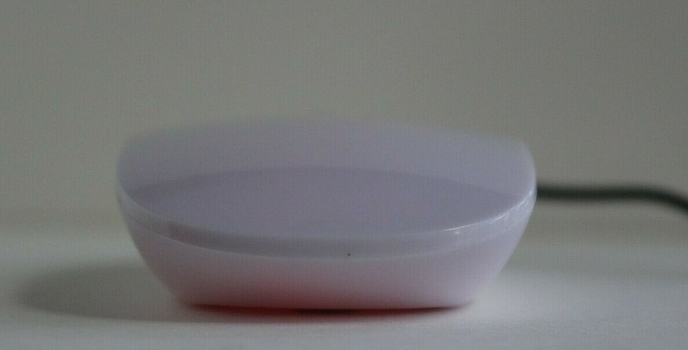 Computer Mouse USB Wired, Scroll Wheel, White, Red LED Light, For Laptop PC Mac