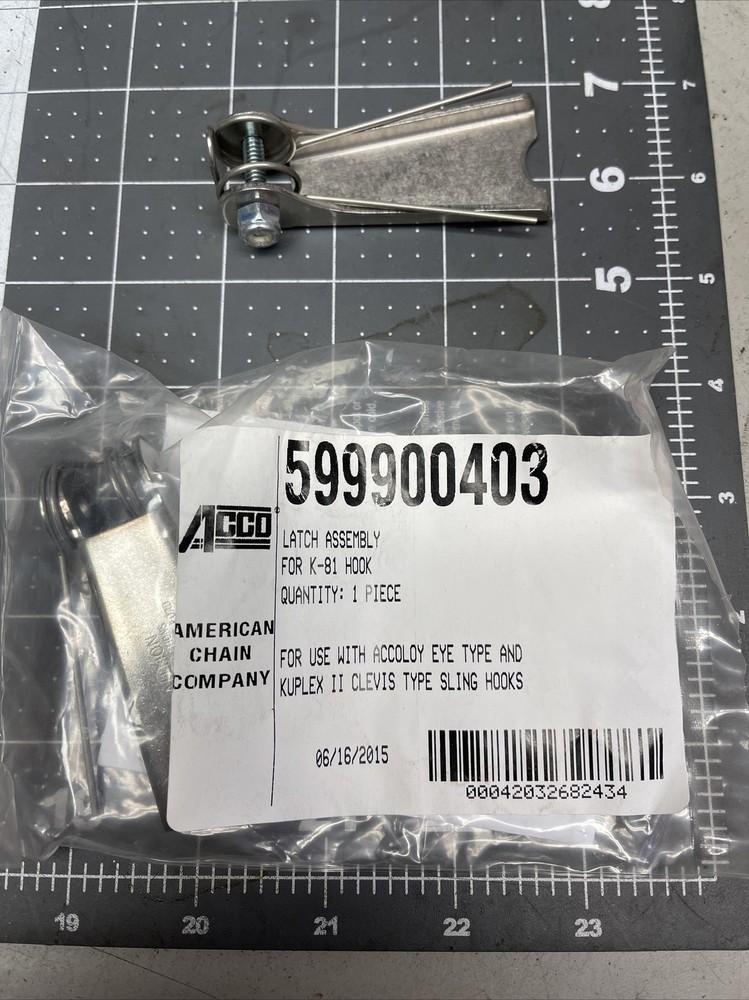 Latch Asembly For K-81 Hook Hoist Chain Fall (x63