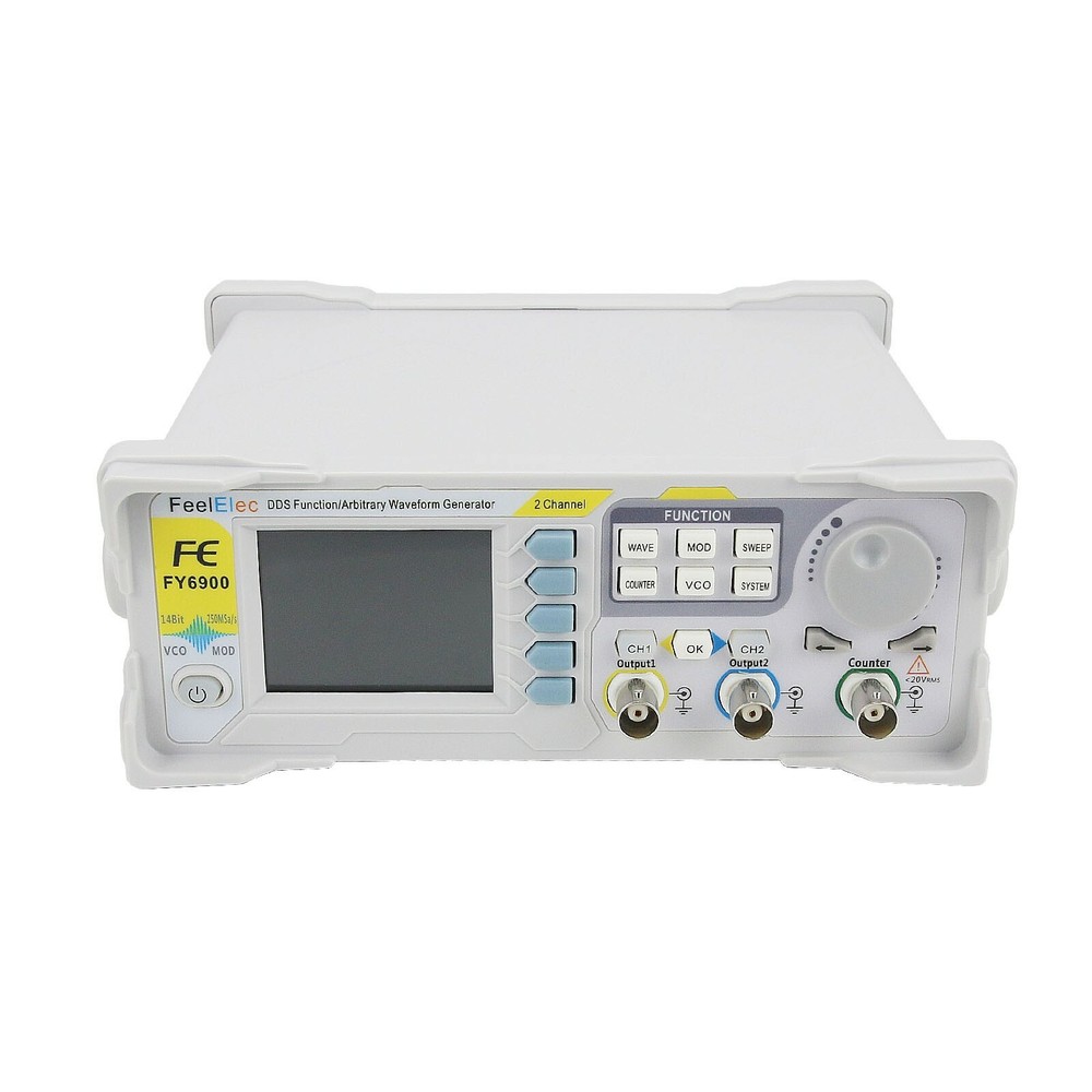 FY6900 20MHz-100MHz Function Arbitrary Waveform Signal Generator DDS 2-Channel
