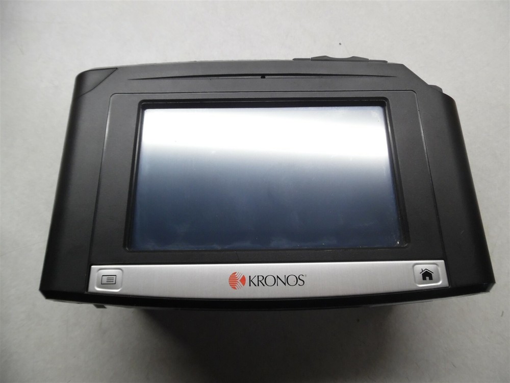 Kronos InTouch 9000 Time Clock 8609000-028 TouchScreen H3-Barcode with BIO