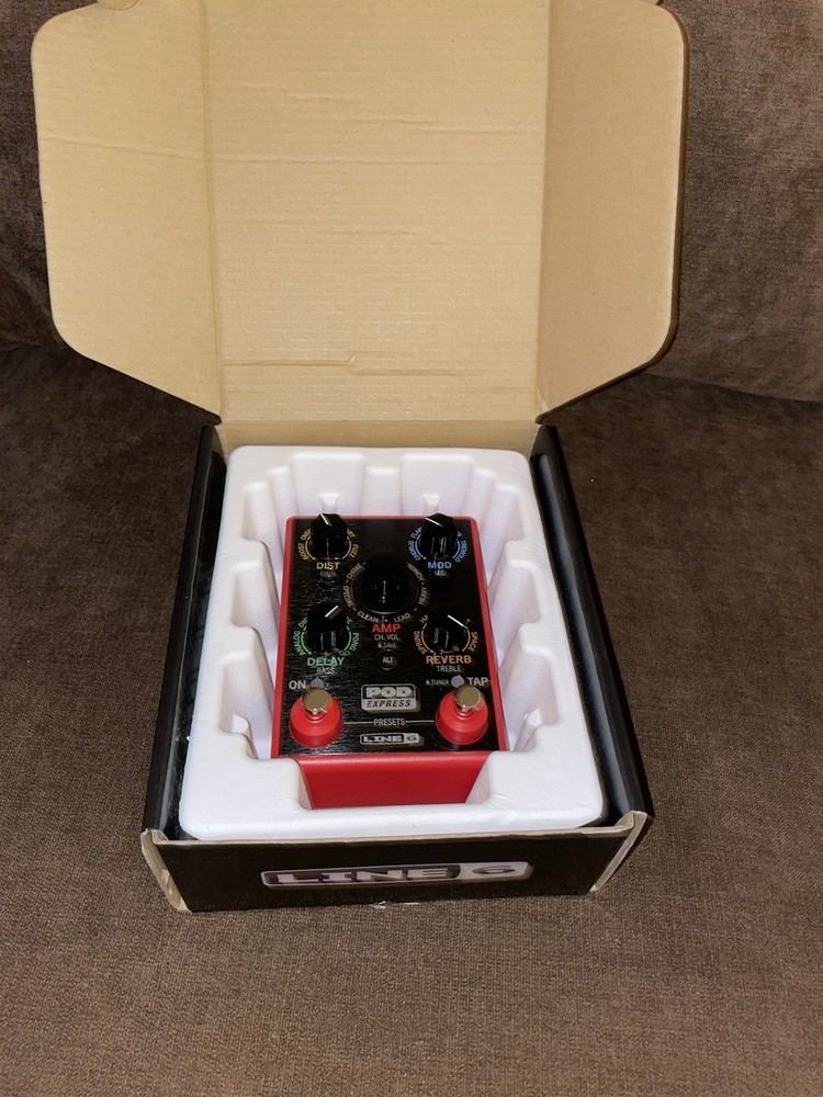 Line 6 POD Express Multi-Effects Processor for Electric Guitar Reverb Chorus