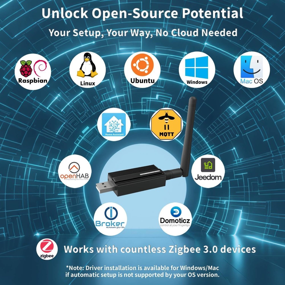 Zigbee 3.0 USB Dongle Plus-E (ZBDongle-E) | Universal Zigbee Coordinator, EFR...