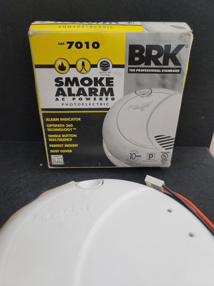 BRK SMOKE ALARM 7010 AC POWERED