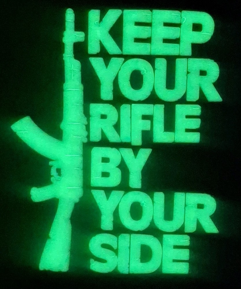 Tactical PVC Glow In The Dark Patch