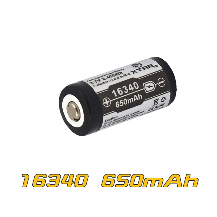 XTAR 16340 650 - 2pcs