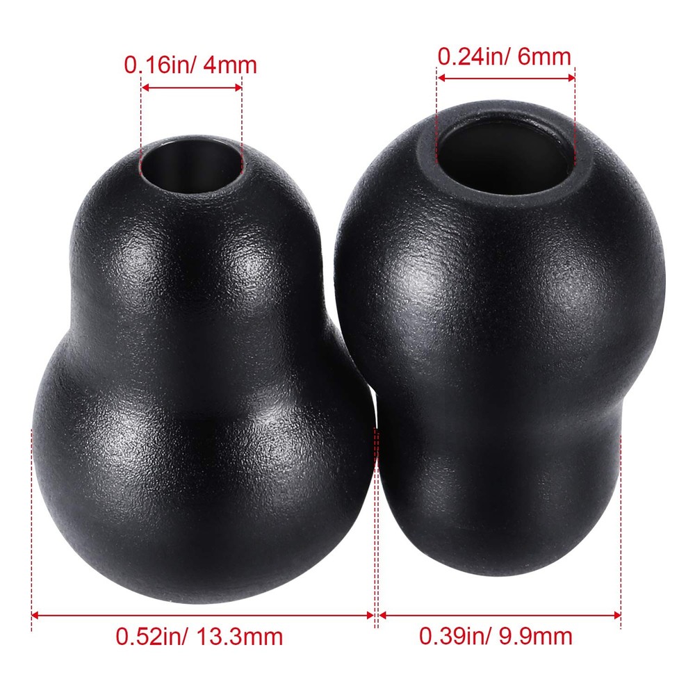 Universal Stethoscope Earpieces - 24 Black Soft Silicone Ear Tips Replacement