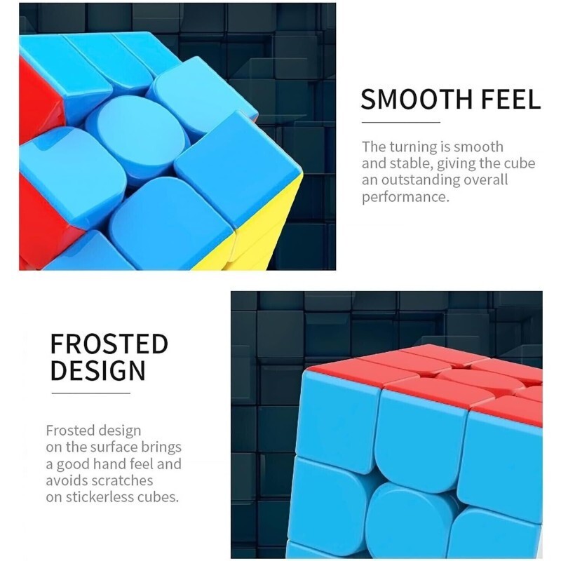 Xtimer Cube 3x3 3D by Xtimer Cube Toy Puzzle