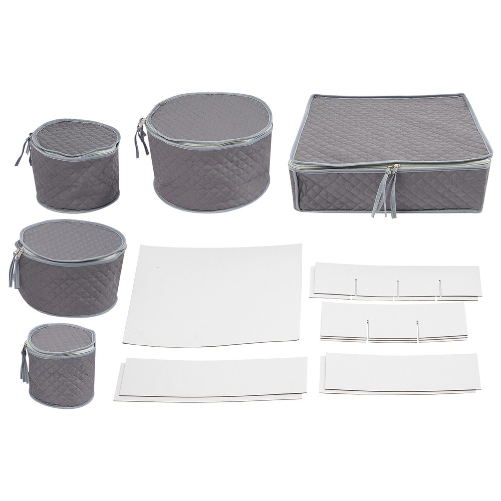 China Dinnerware Storage Sets Hard Shell Flatware, Plates & Cups Storage Holders