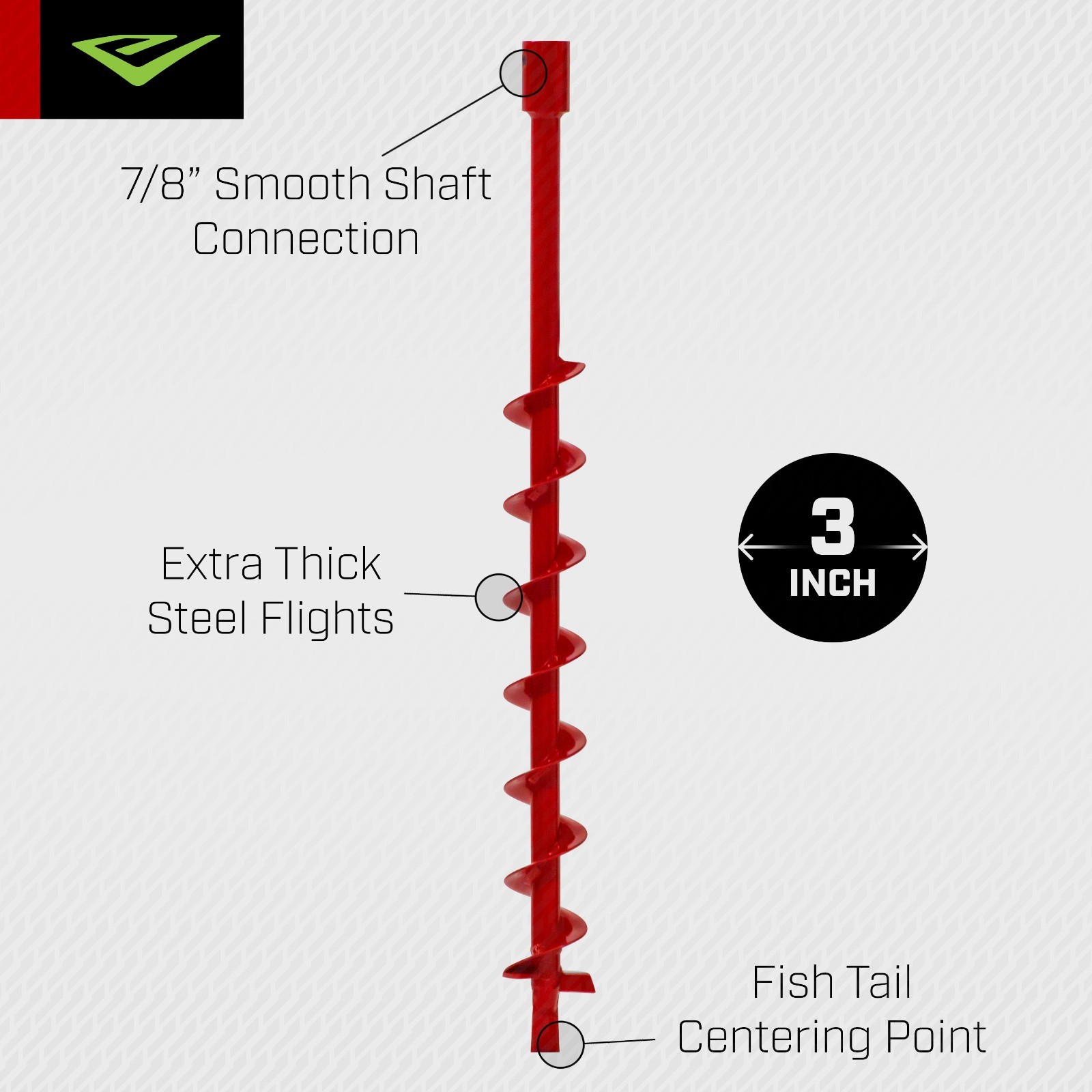 Earthquake® 3-Inch General Purpose Earth Auger Bit