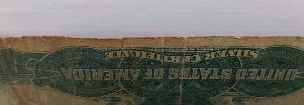 1899 1$ Black Eagle Silver Certificate - Serial# M12110321A (CIRCULATED)
