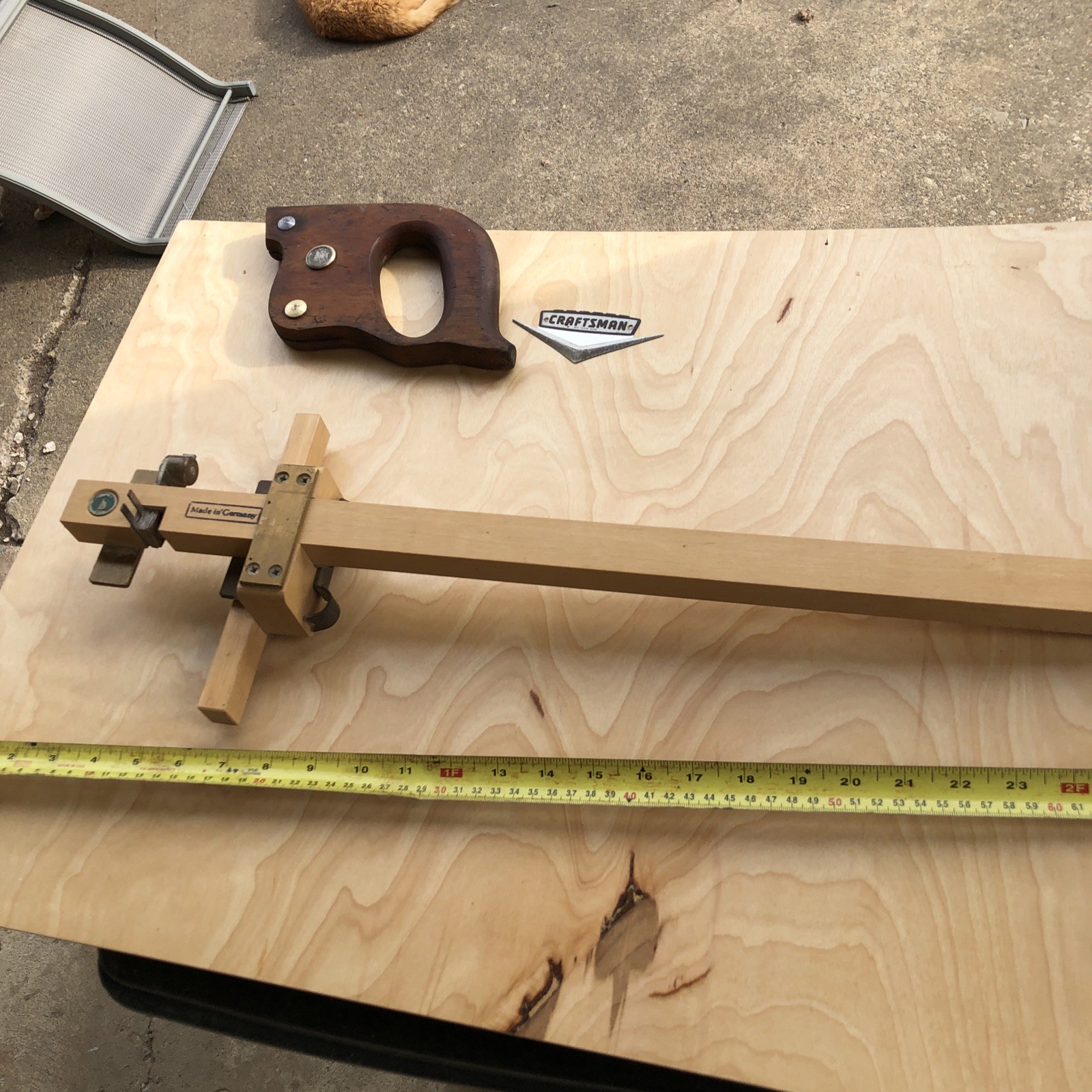 ULMIA OTT PURFLING CUTTER AND PANEL SLITTING GUAGE MADE IN GERMANY