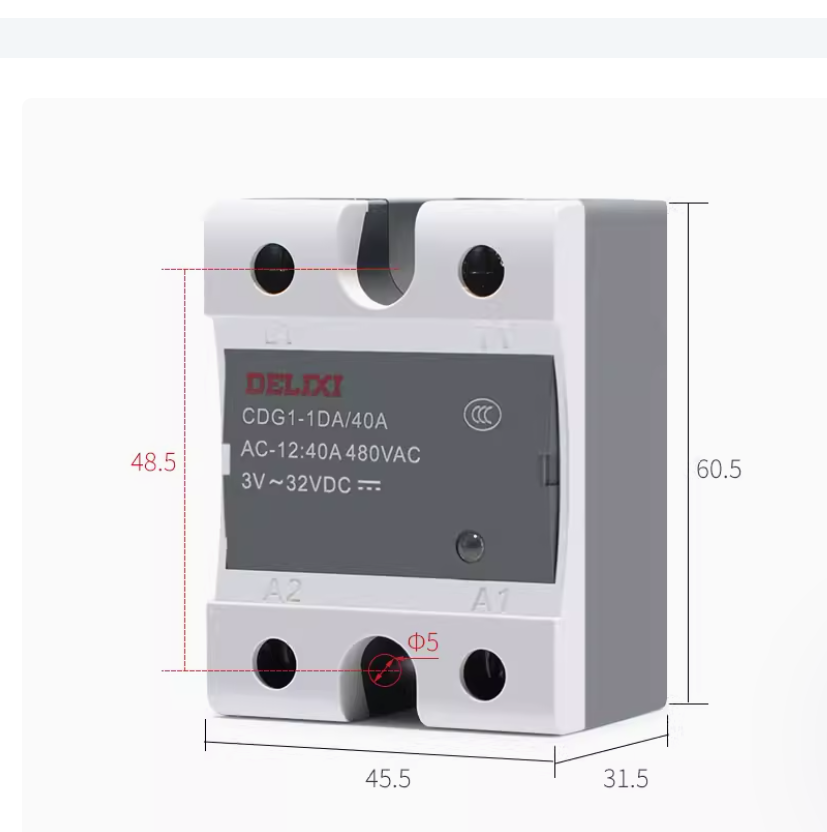 1PC NEW DELIXI CDG1 series Solid-state relay CDG1-AA/60A #LL