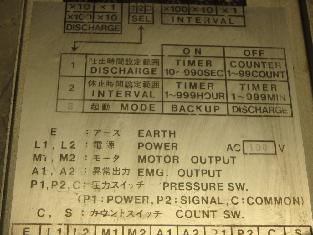 LUBE Corp GREASE PUMP CONTROLLER_GC03_GCO3