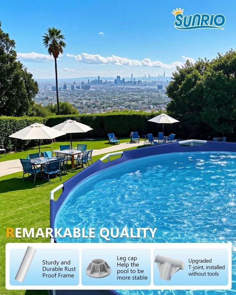 800 Gallon Outdoor Swimming Pool