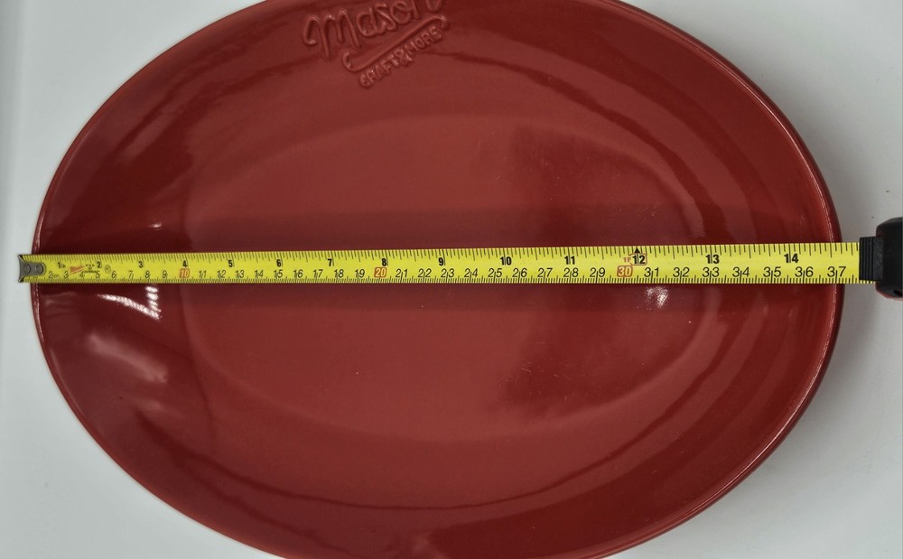 Mason Large Red 15.5" Serving Platter