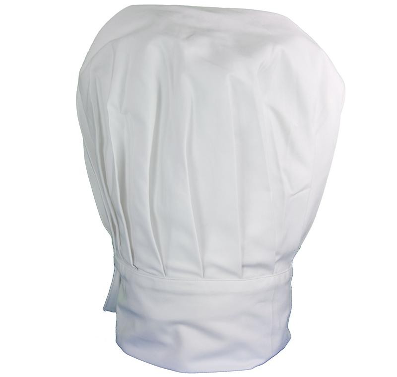 Dickies Uniform Chef Toque, White, One Size