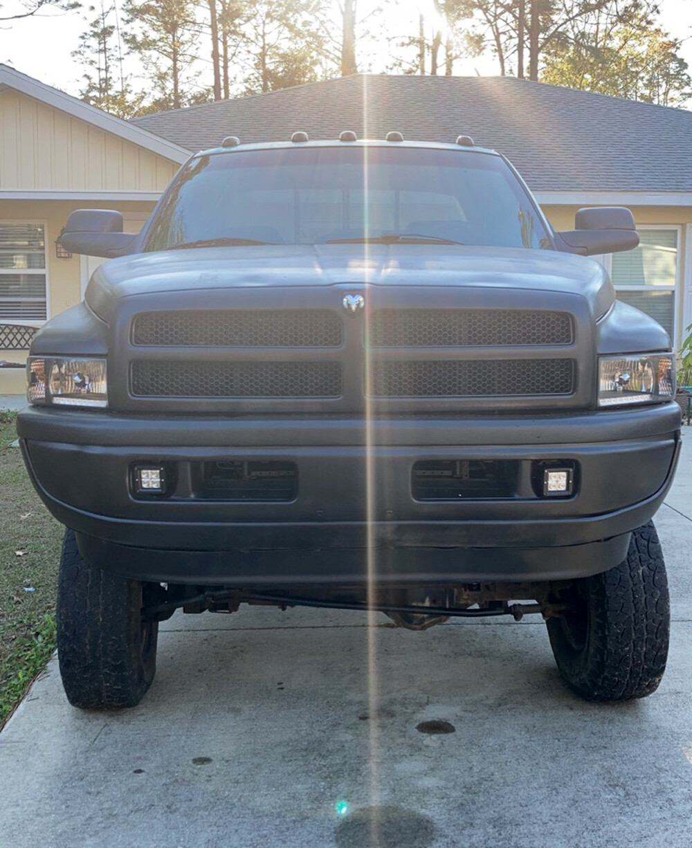 LED Pod Light Kit w/ Brackets, Wirings For 94-01 Dodge RAM 1500, 94-02 2500 3500