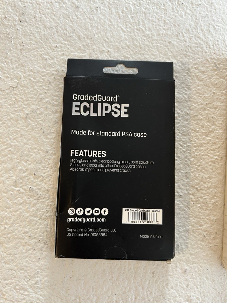 GradedGuard Eclipse Limited Edition PSA Card Display Case Black High-Gloss