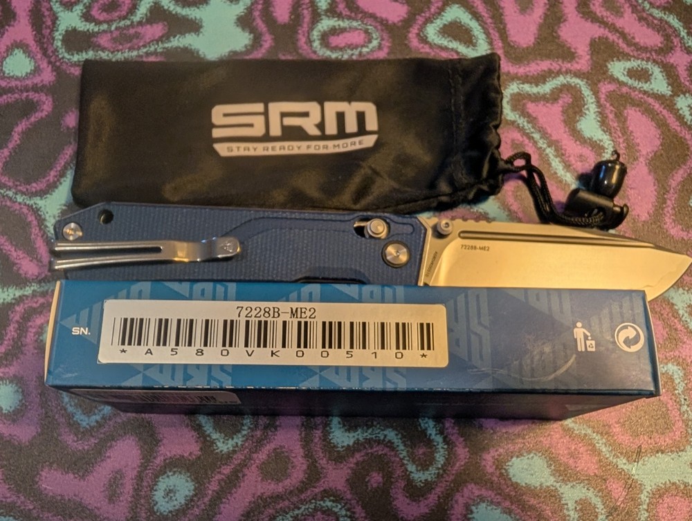 SRM Knives Rubik Ambi Lock Blue SRM7228BME2