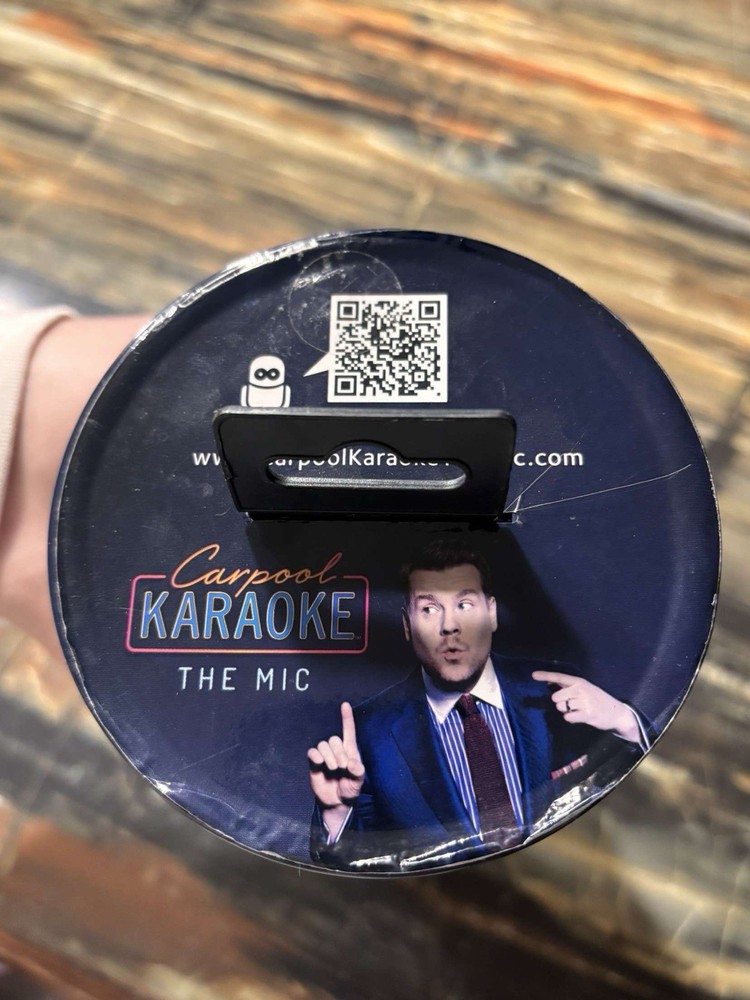 The Singing Machine Wireless Bluetooth Microphone Carpool Karaoke