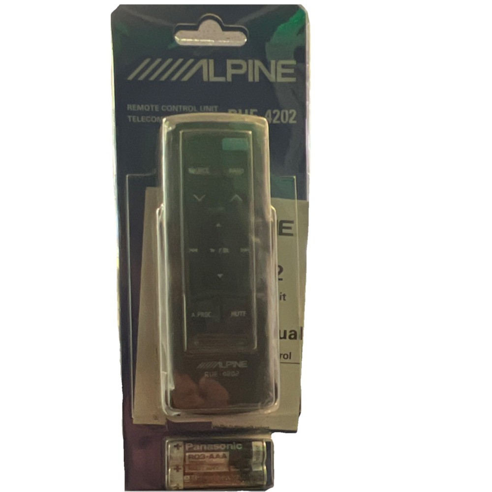 Alpine RUE-4202 Detached Remote Control Unit for Car Audio/Video System