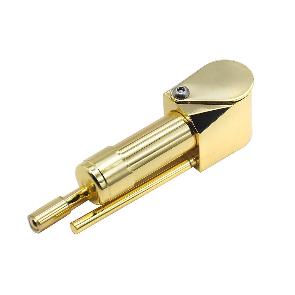 Authentic Solid Brass Herb Tobacco Pipe Smoking Proto Tar Trap Stash Storage