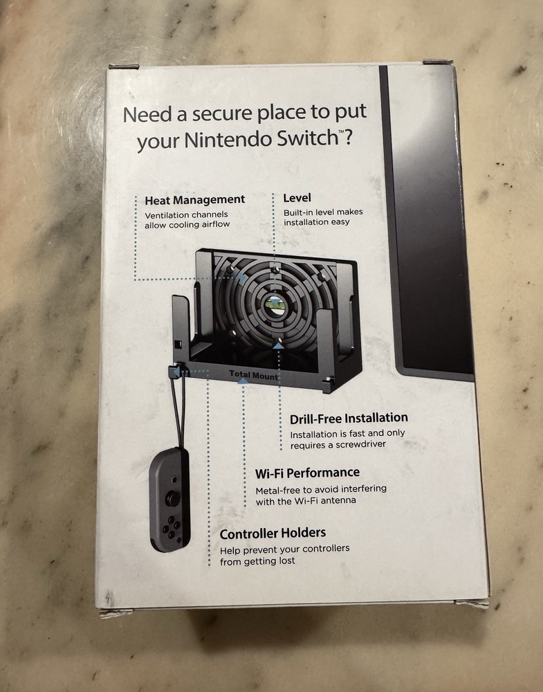 TotalMount Wall Mount for Nintendo Switch 1