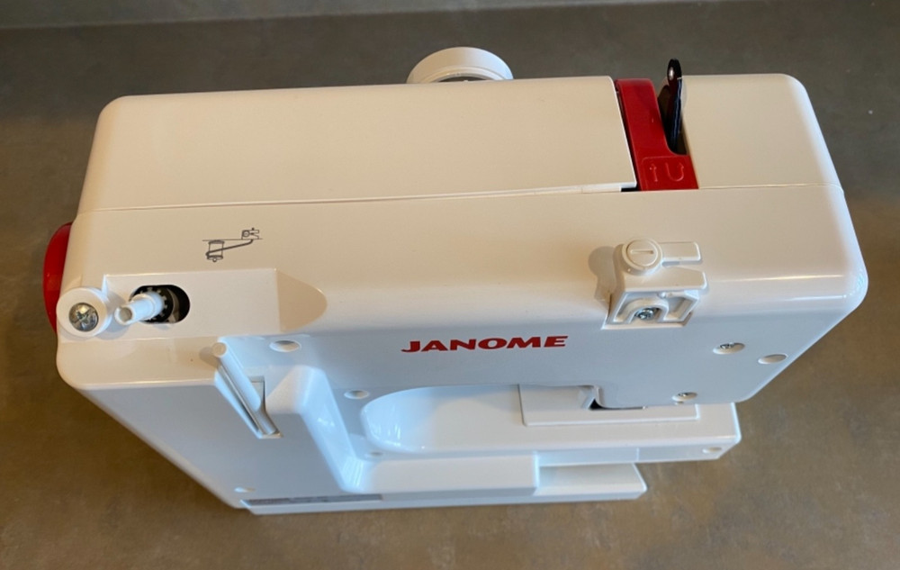Janome Sew Mini Sewing Machine Compact Portable w Pedal **UNTESTED**
