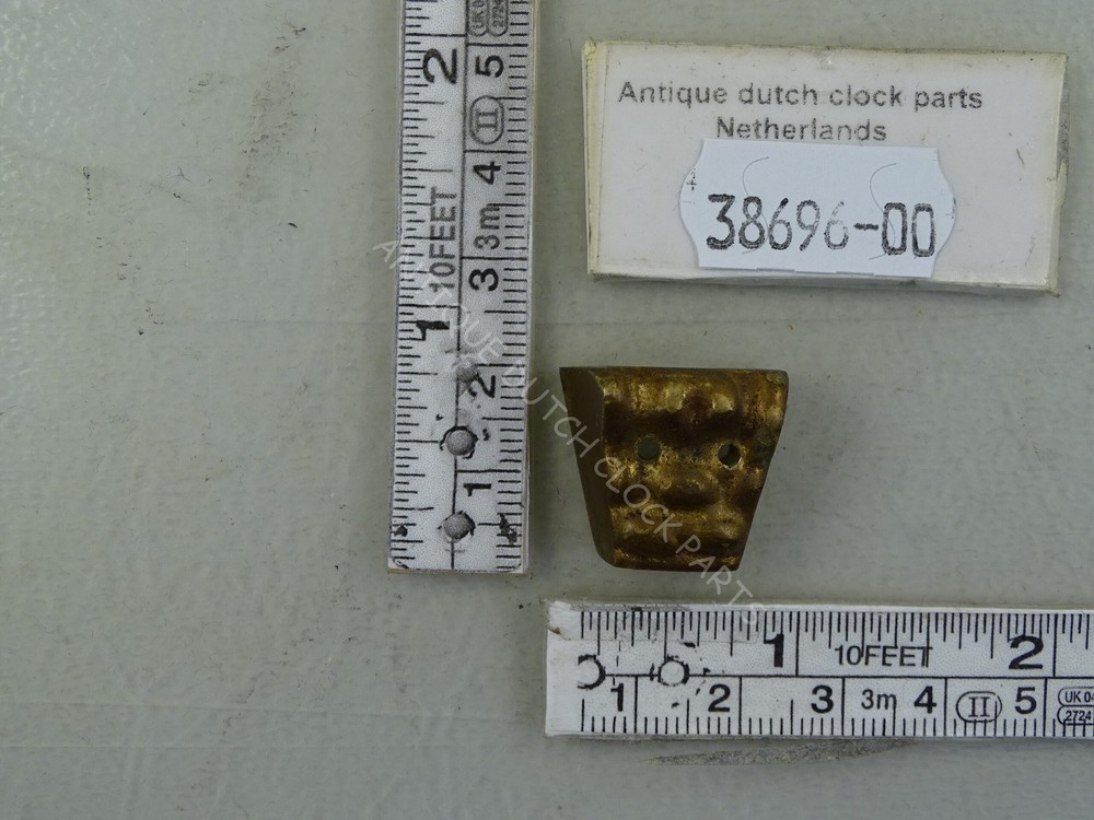 BRASS CAPITEL FOR COLUMN FRIESIAN TAIL CLOCK