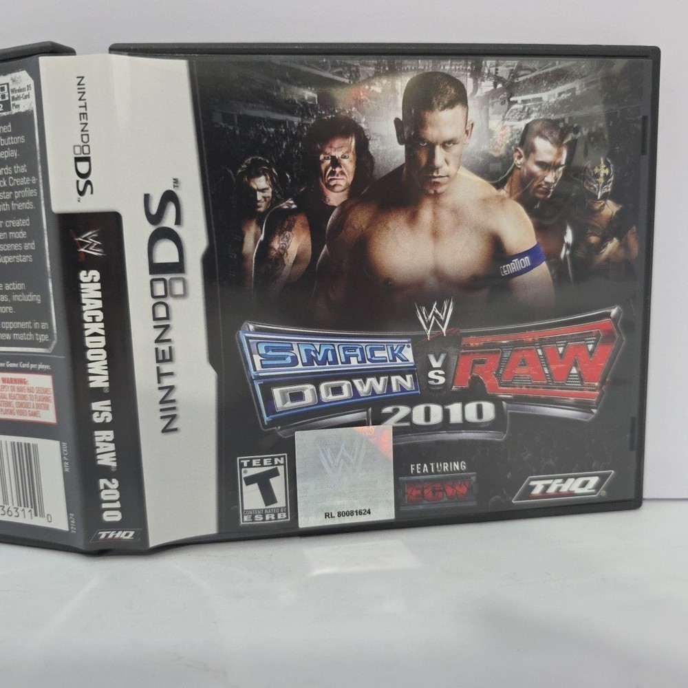 WWE SmackDown vs. Raw 2010 (Nintendo DS) CASE ONLY