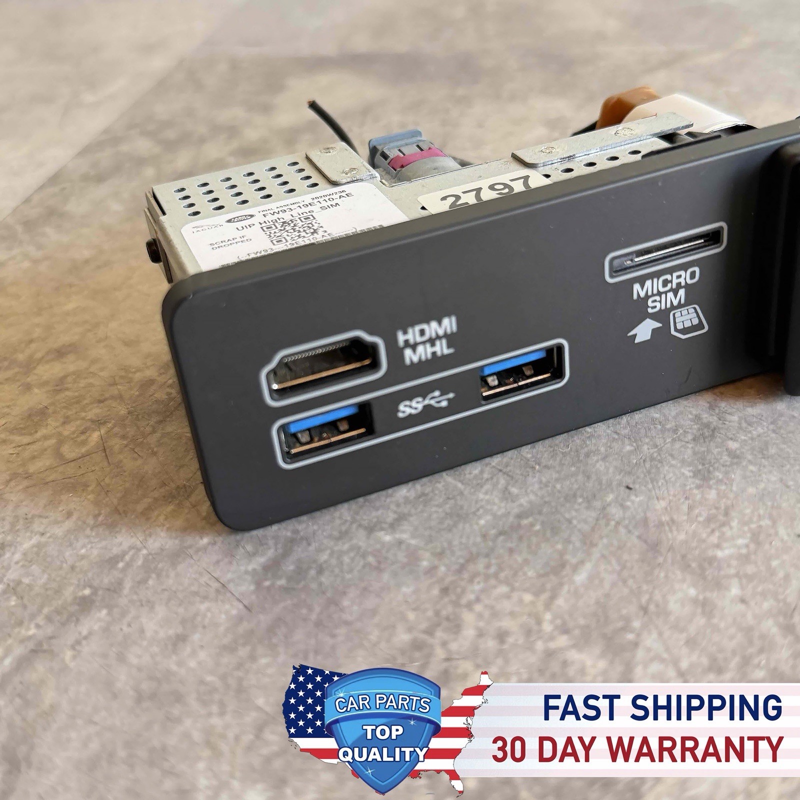 Range Rover Velar FW93-19E110-AD HDMI USB, SIM LAND ROVER