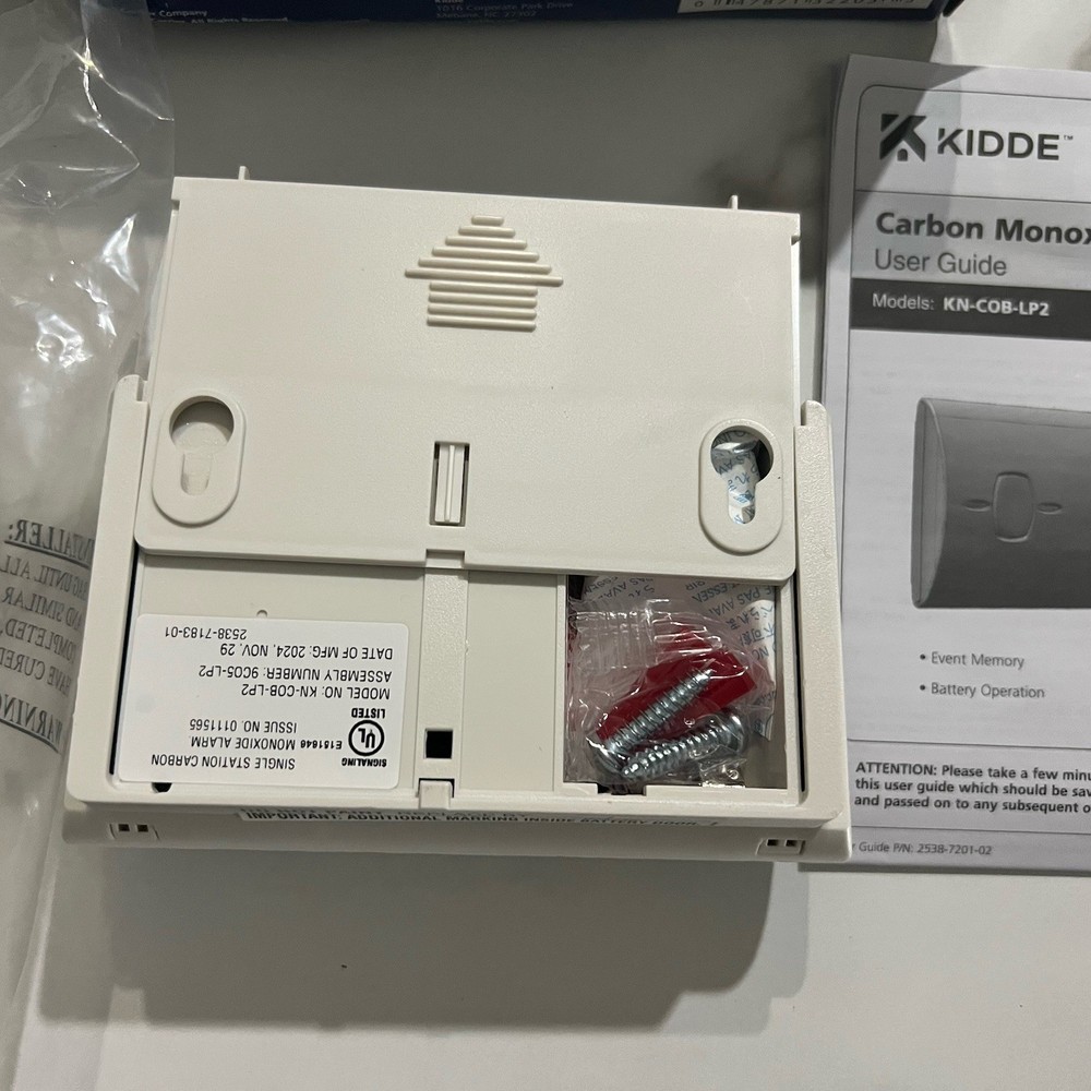 Kidde-CO Alarma Battery Operated-Basic Co Detection M.KN-COB-LP2