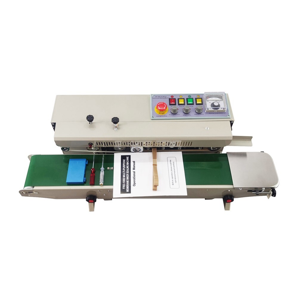 High Efficiency 110V Horizontal Sealer Continuous Plastic Bag Sealing Machine