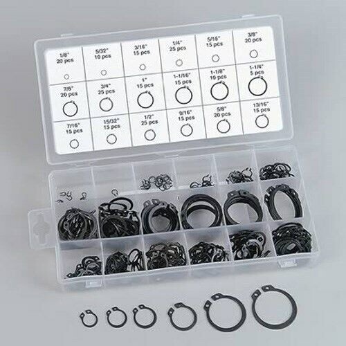 300Pc Snap Ring Assortment