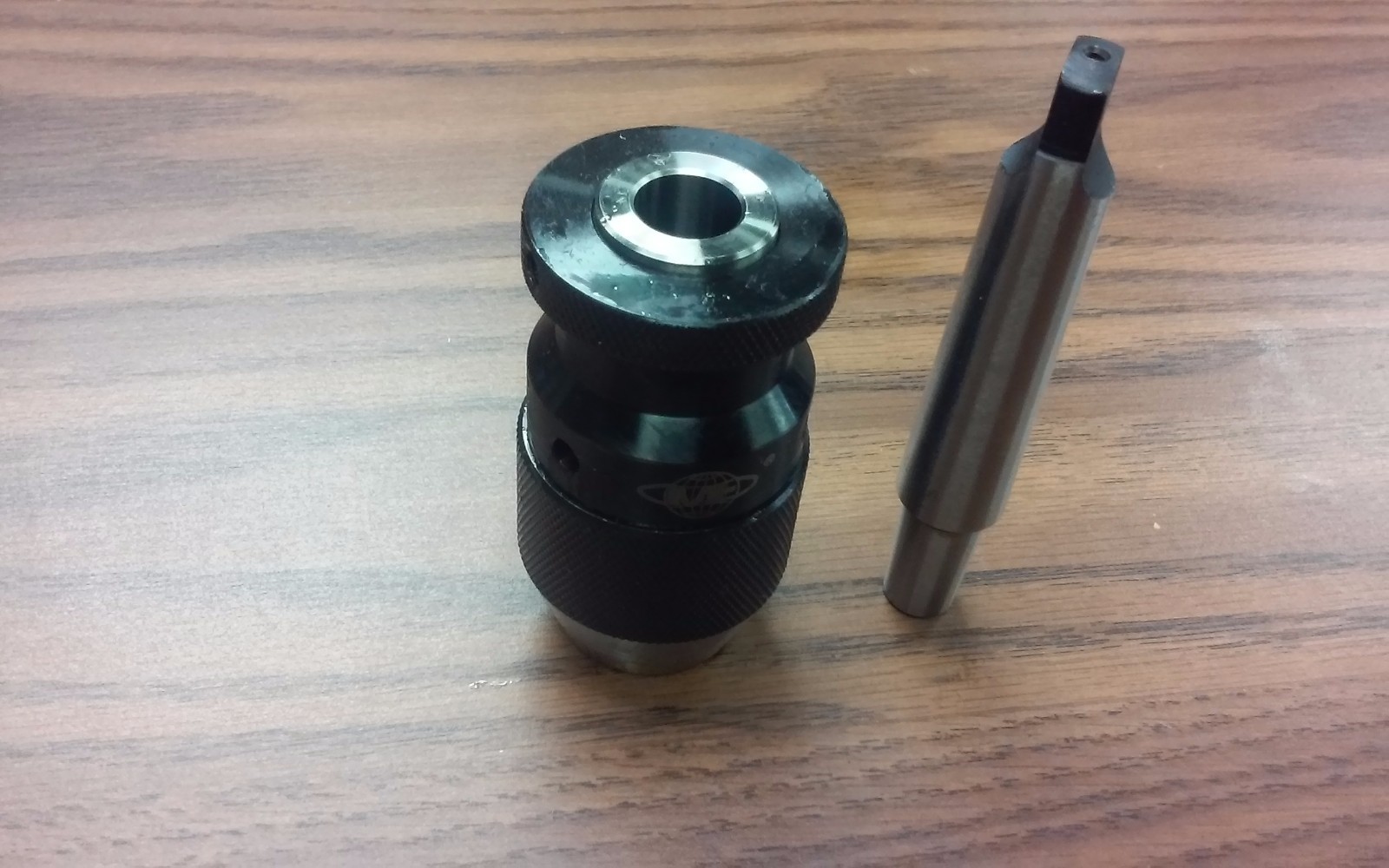 CME/HARVEST 3/8" heavy duty KEYLESS DRILL CHUCK W. MT2, Morse Taper 2 shank--NEW