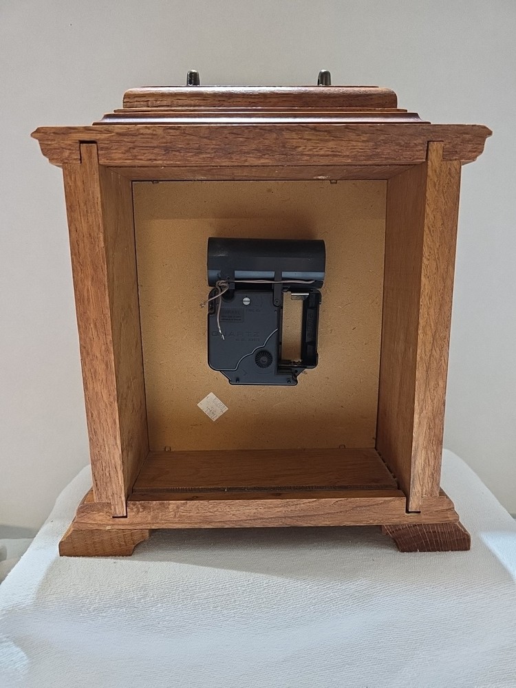 Wooden Frame Sunset Time Quartz Clock