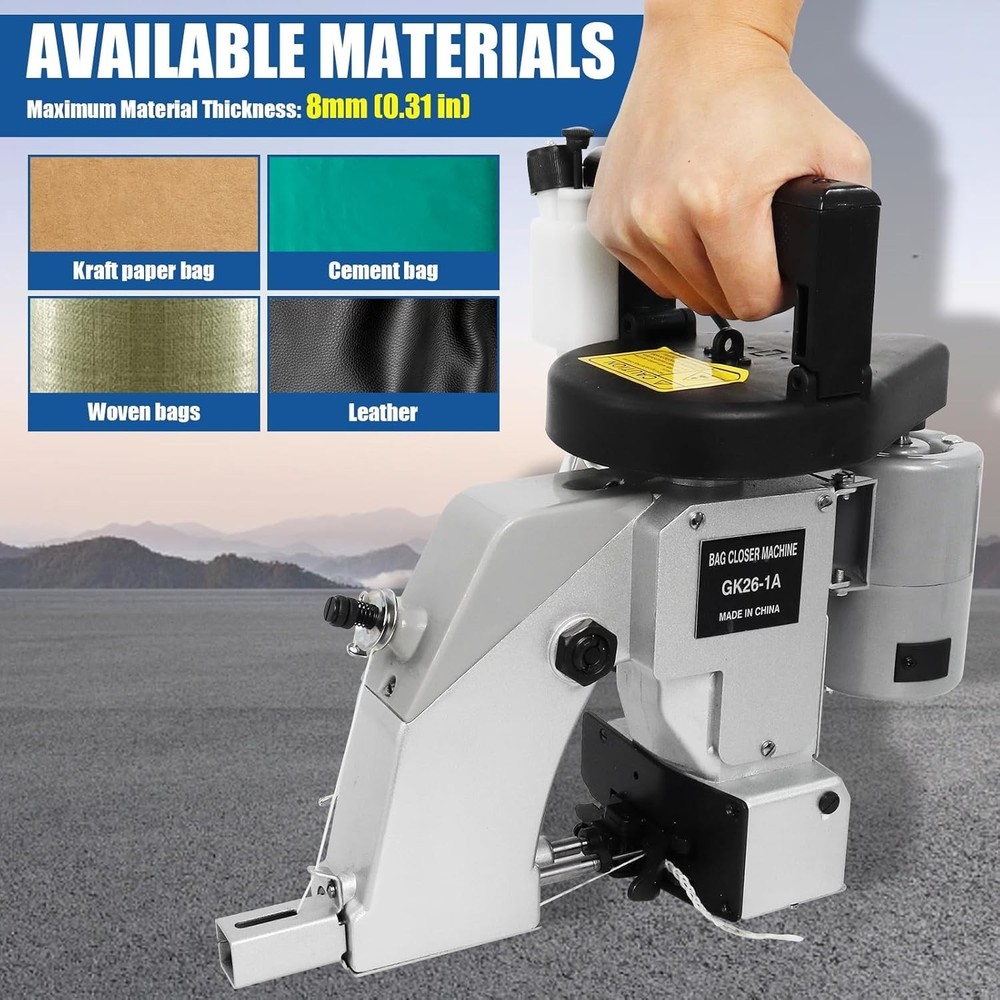 Professional Bag Sewing Machine - Efficient Cordless Stitcher for Agriculture