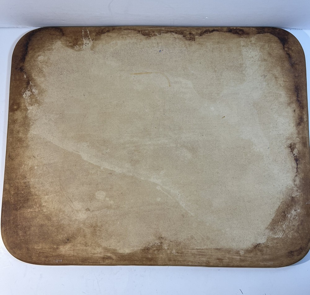 VTG Pampered Chef Rectangular Baking Stone Preowned LTD 15x12 With Original Box