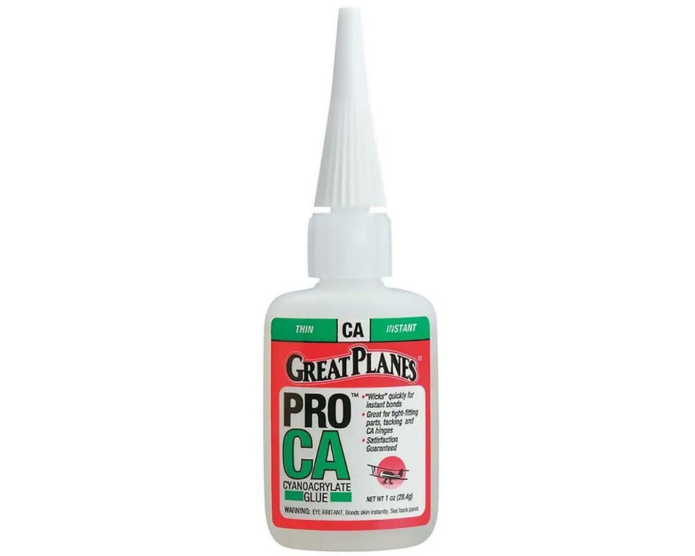 Great Planes Pro Instant CA Glue (Thin) (1oz) [GPMR6002]
