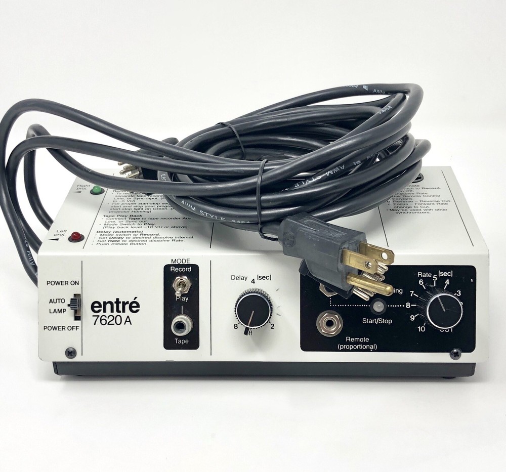 Entre Electronic 7620A Projector Programmer Dissolve Unit Controller Image Blend