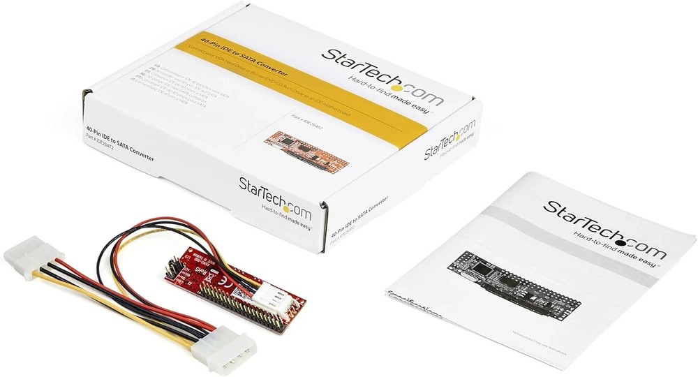 StarTech.com IDE to SATA Hard Drive or Optical Adapter Converter, Black