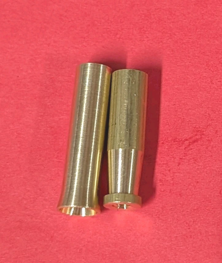 Brass RAMROD TIPS One For Loading One For Cleaning Solid Brass For 3/8" Ramrod !