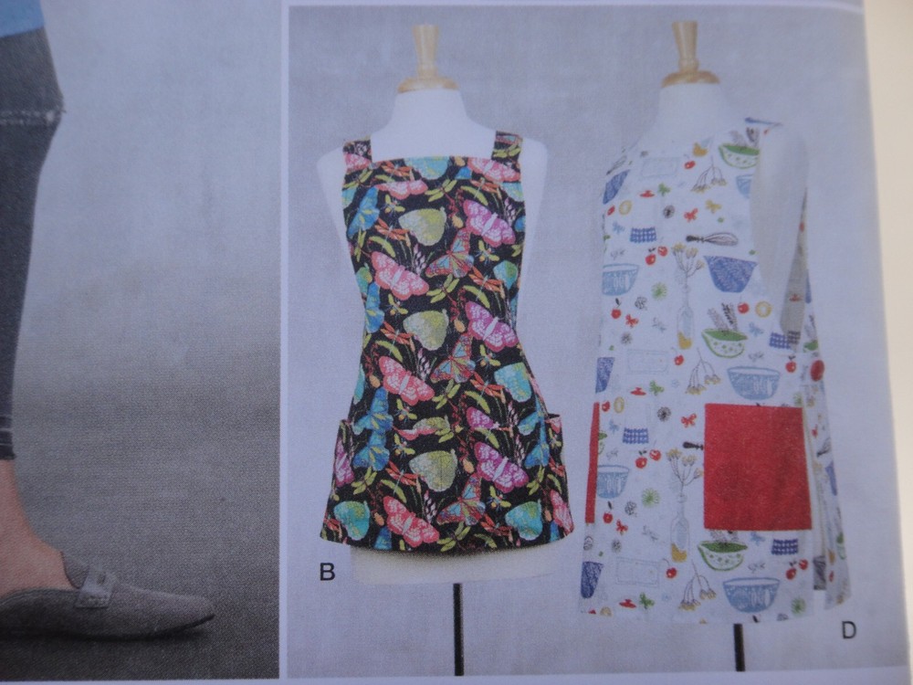 Simplicity 9409 Minimalistic Simple Aprons Pullover or Crossback Pattern 6-24