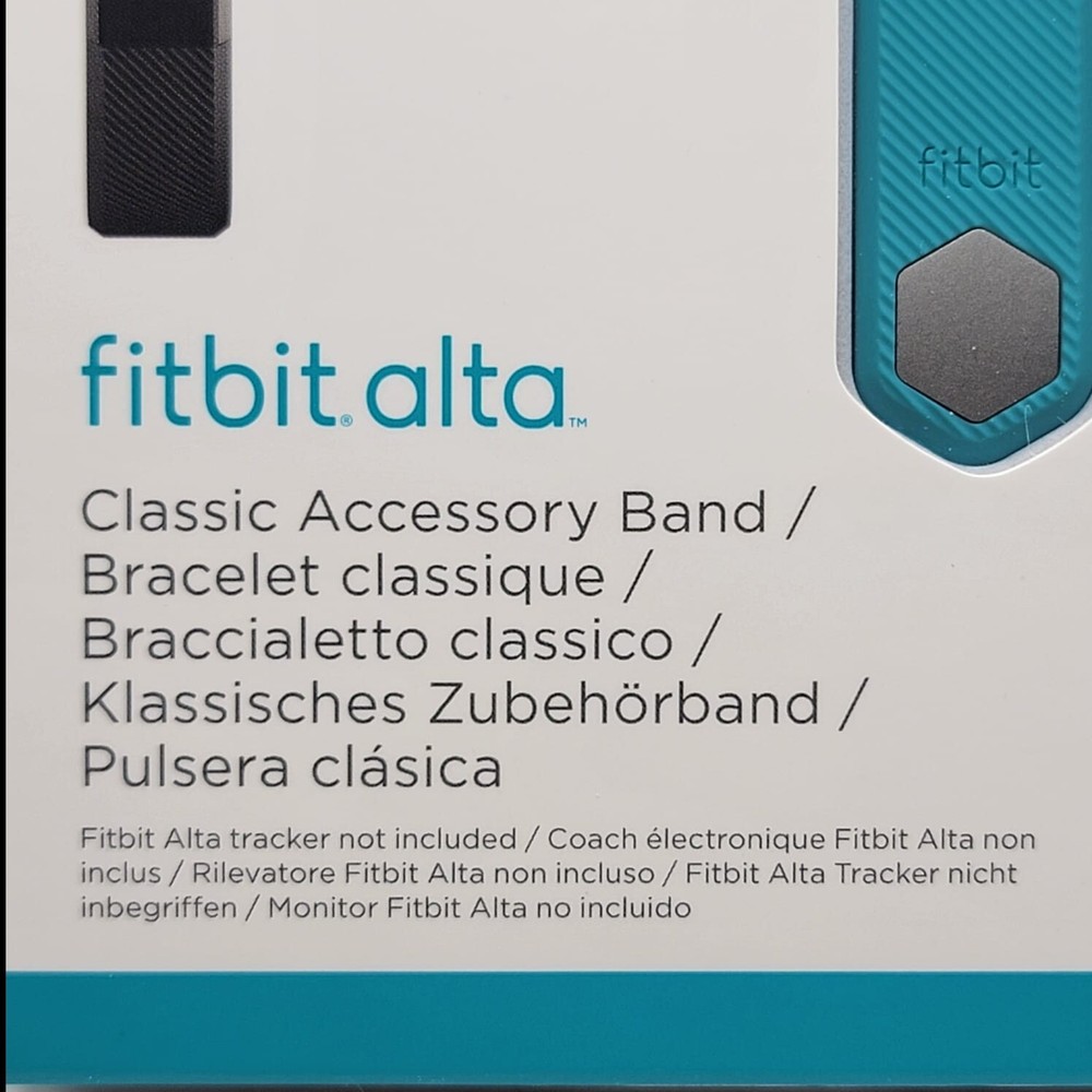Fitbit Alta Classic Accessory Band Light Blue Size Small (S/P) Sealed Box