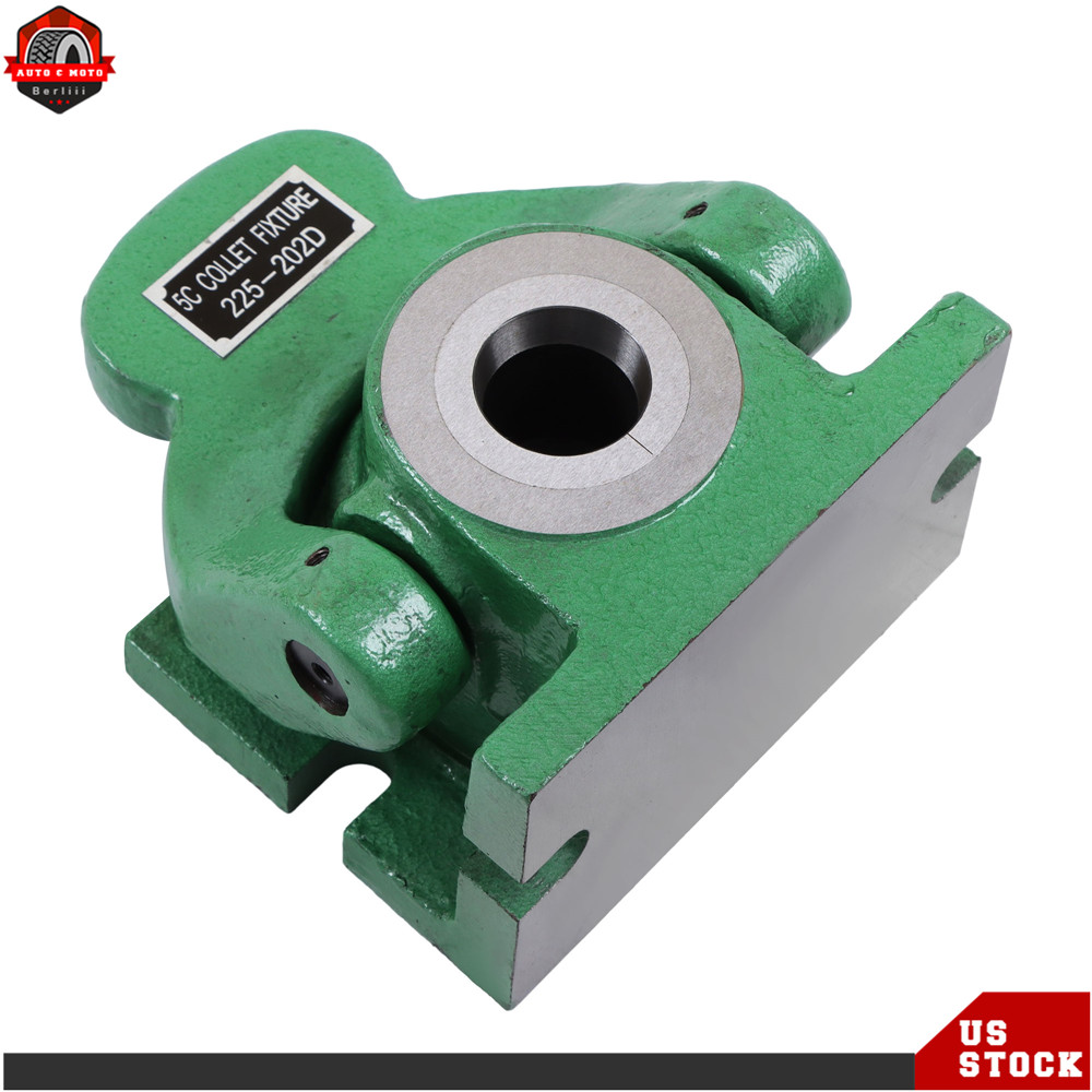 Heavy Duty 5C Collet Fixture Dead Length Chuck Vertical Horizontal