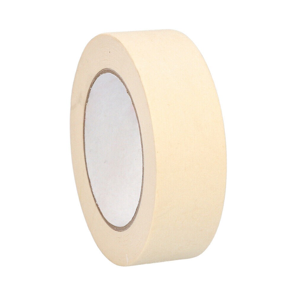 16 Rolls Ivory Masking Tape For Painting 3" x 60 Yards Heavy Duty Grade 4.3 Mil