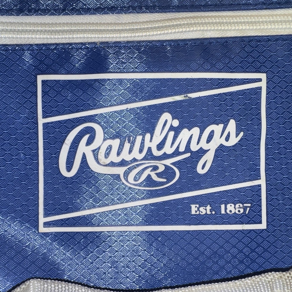 Rawlings Savage Blue BASEBALL 16" Backpack - Medium Sized - 2 Side Bat Sleeves