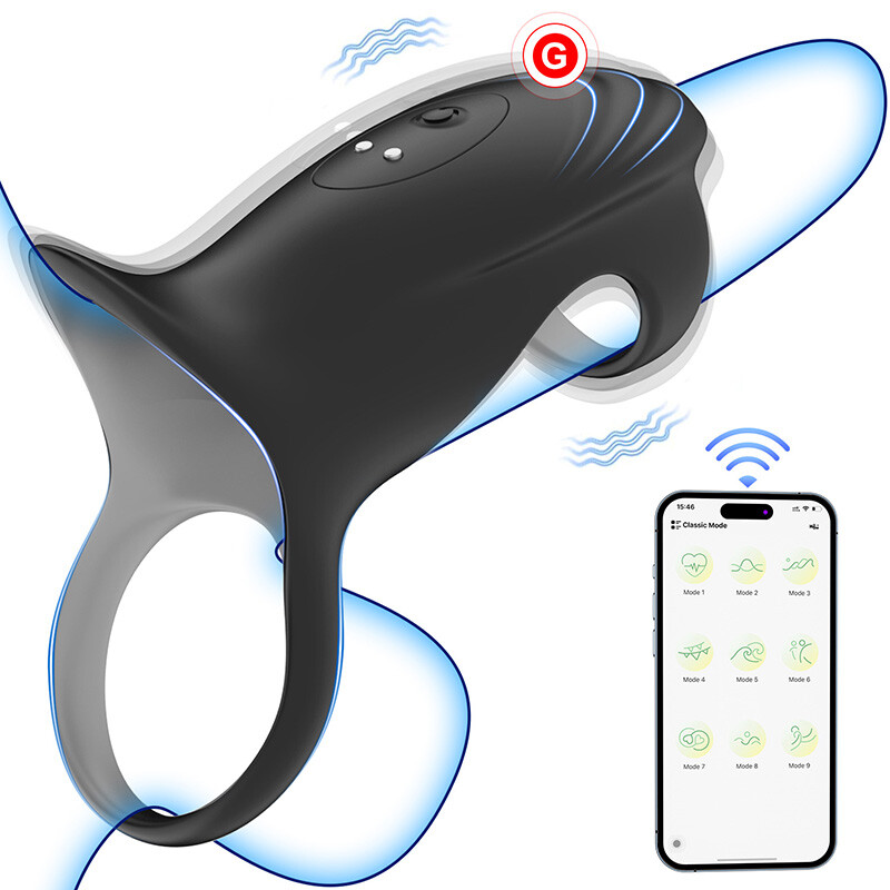 Electric Penis-Stretcher Enhancer-Ball-Scrotum-Ring-Delay-Ejaculation Men -APP